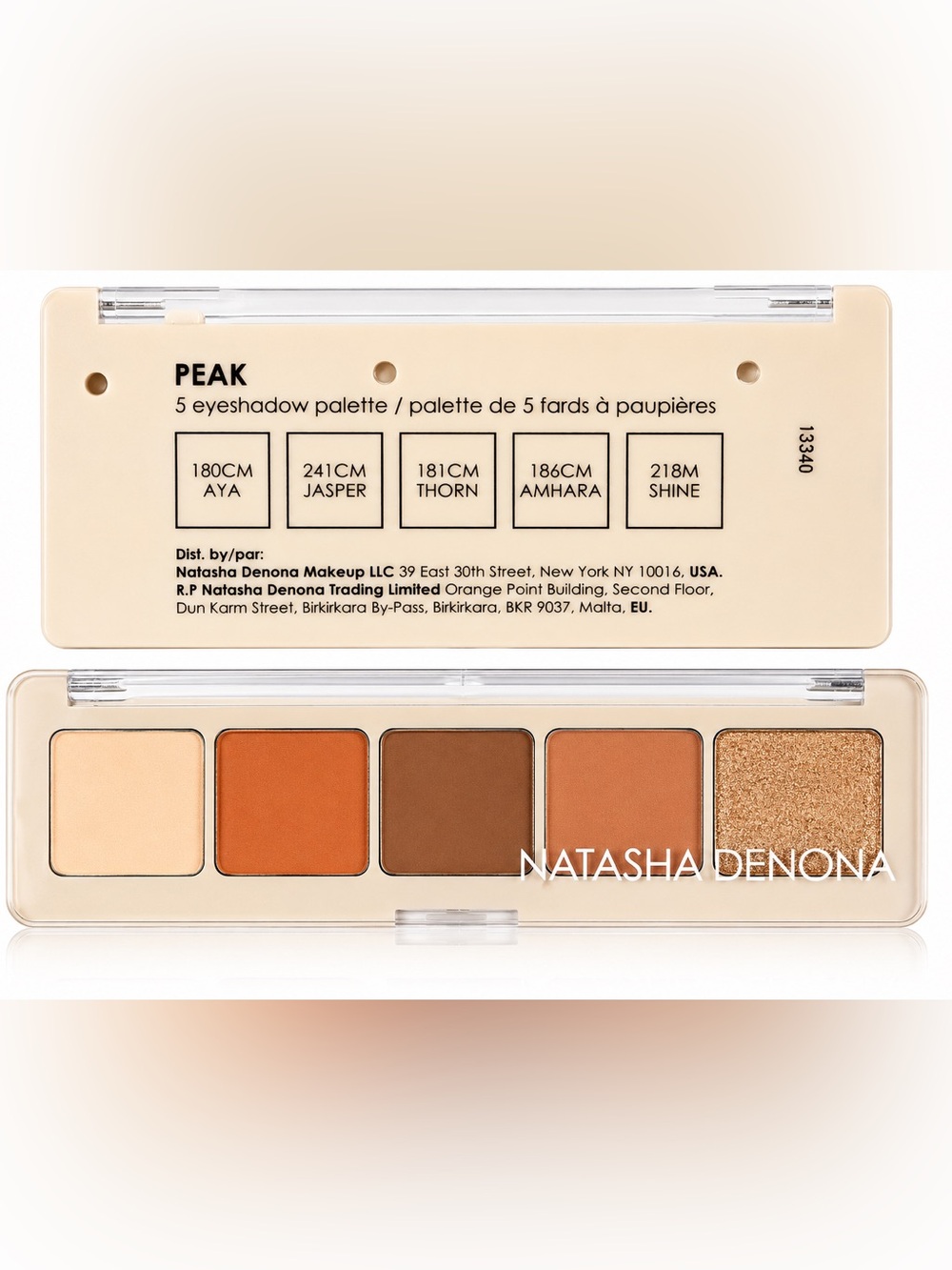 Natasha Denona Peak 5-Pan Eyeshadow Palette | New Never Used